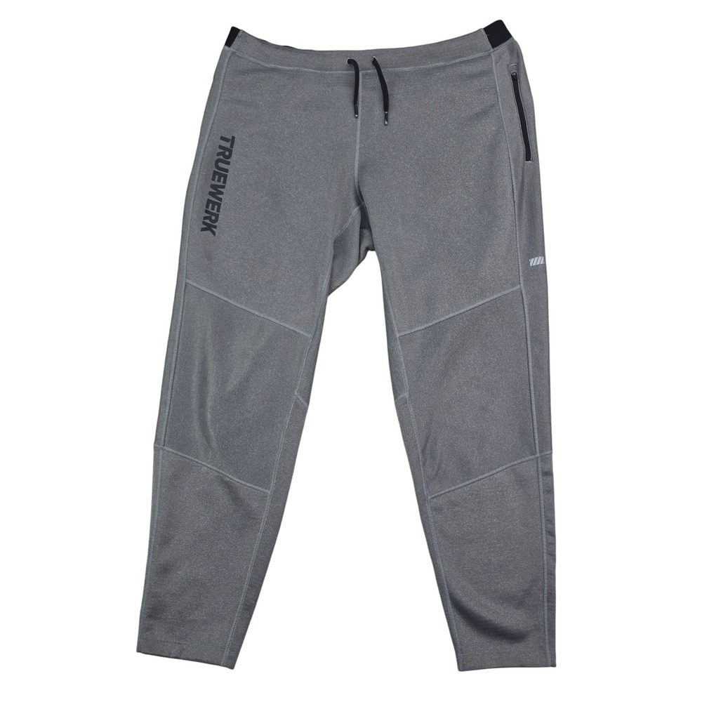 TrueWerk M2 Transit Pants Mens XXL Long Grey Fleece Lined Work Technical Jogger
